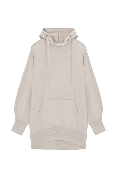 Трикотажное oversize худи
