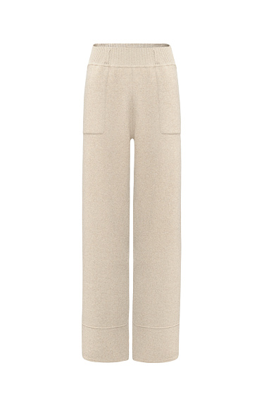 Трикотажные брюки из кашемира и шерсти