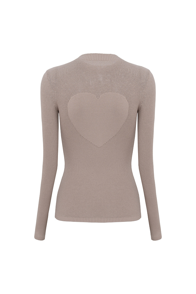 Лонгслив с сердцем на спине