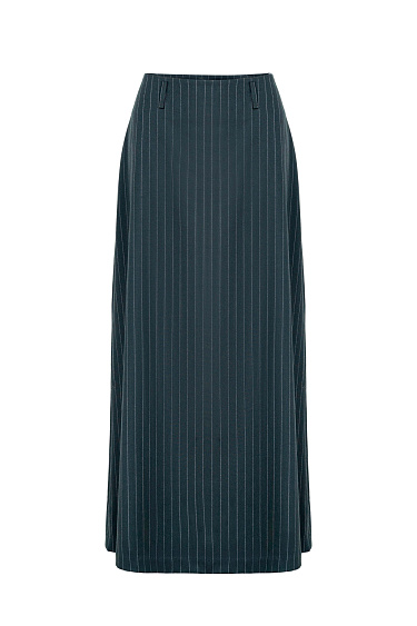 Юбка миди в полоску