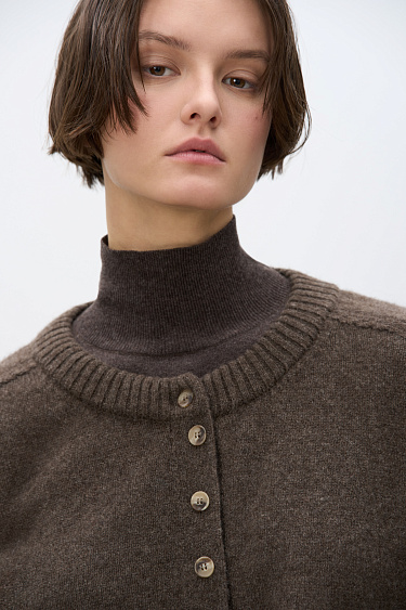 Джемпер из шерсти яка