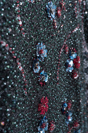 Юбка макси с цветочным орнаментом