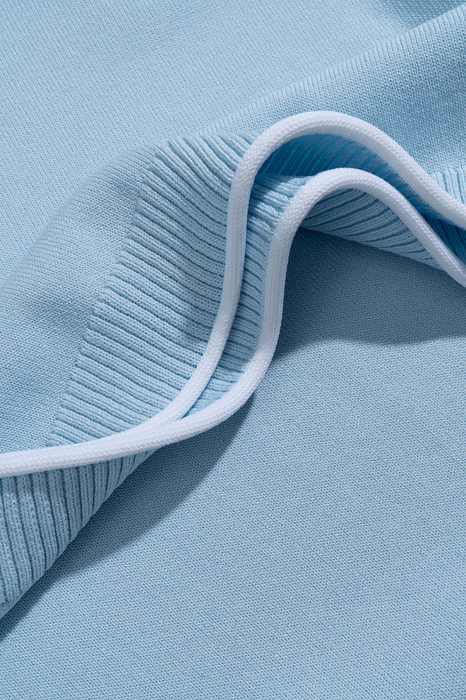 Трикотажная футболка поло из вискозы