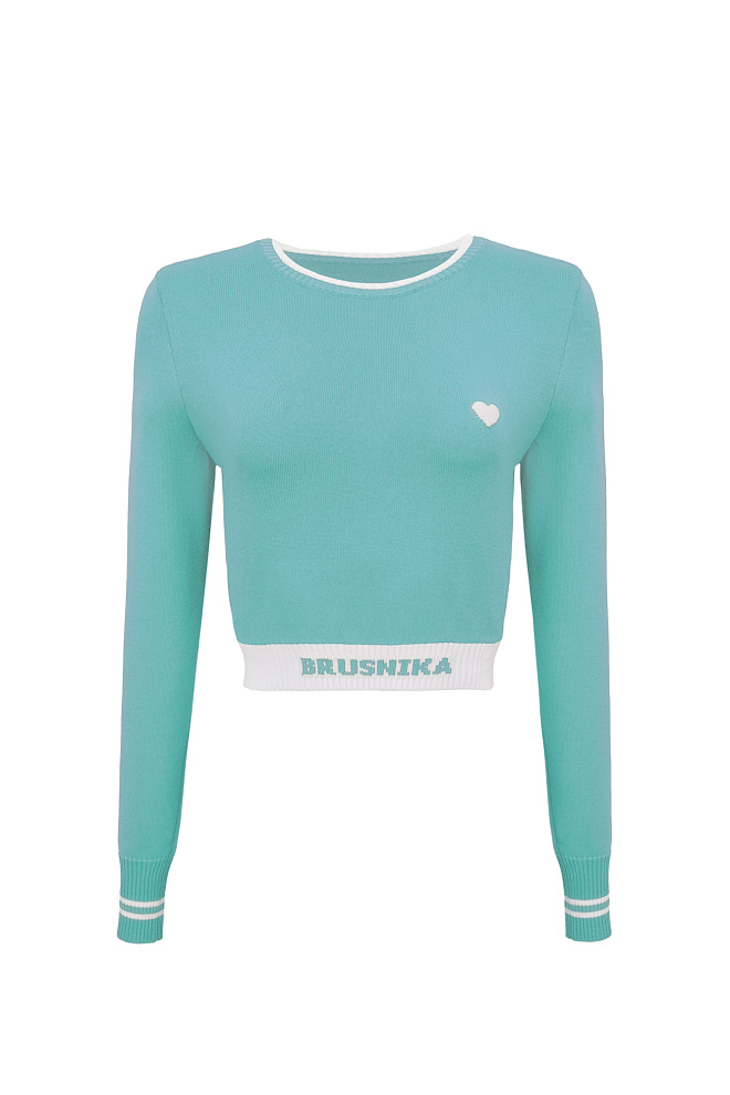 Трикотажный топ с длинным рукавом