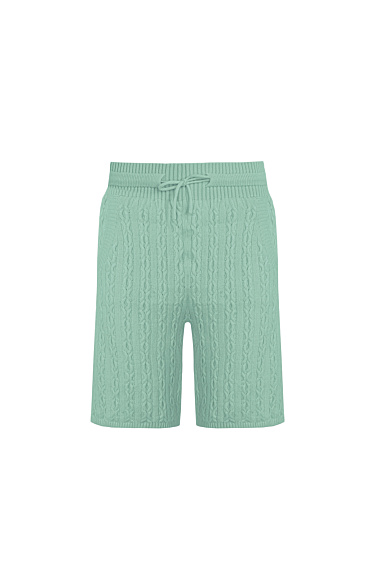 Трикотажные шорты из шерсти с кашемиром
