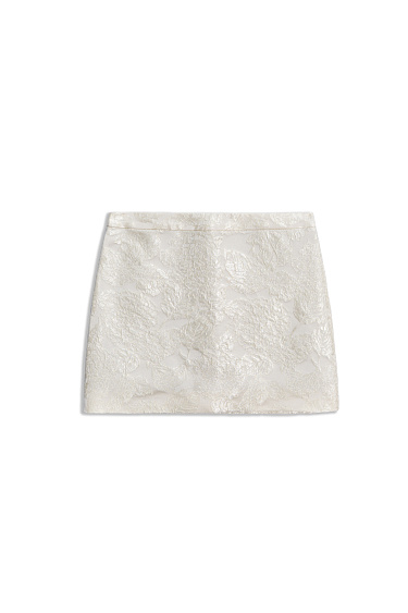 Юбка мини из жаккарда