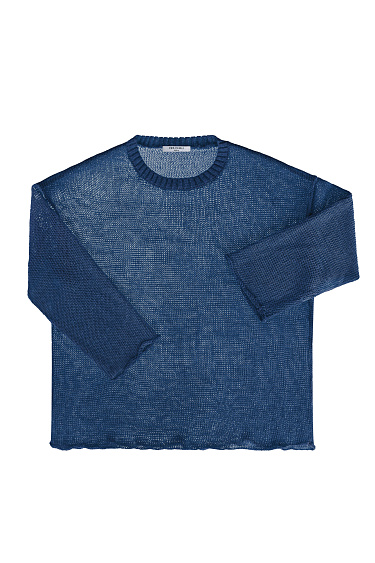 Полупрозрачный джемпер из 100% льна