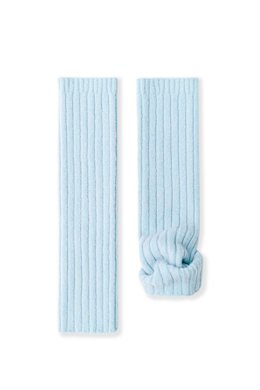 Трикотажные гетры из шерсти и мохера