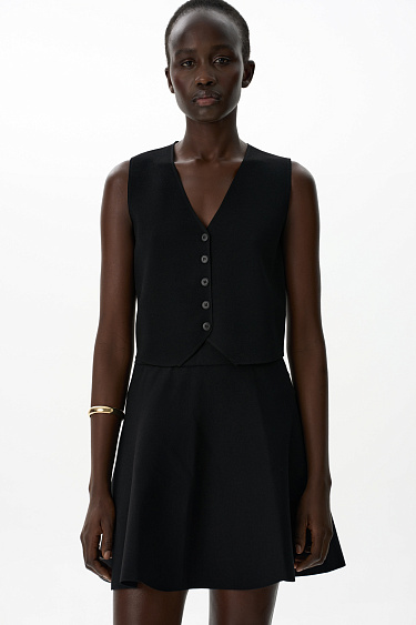 Трикотажный жилет из вискозы