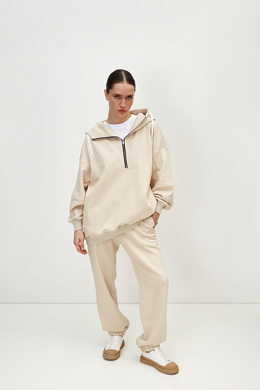 Спортивный хлопковый костюм oversize