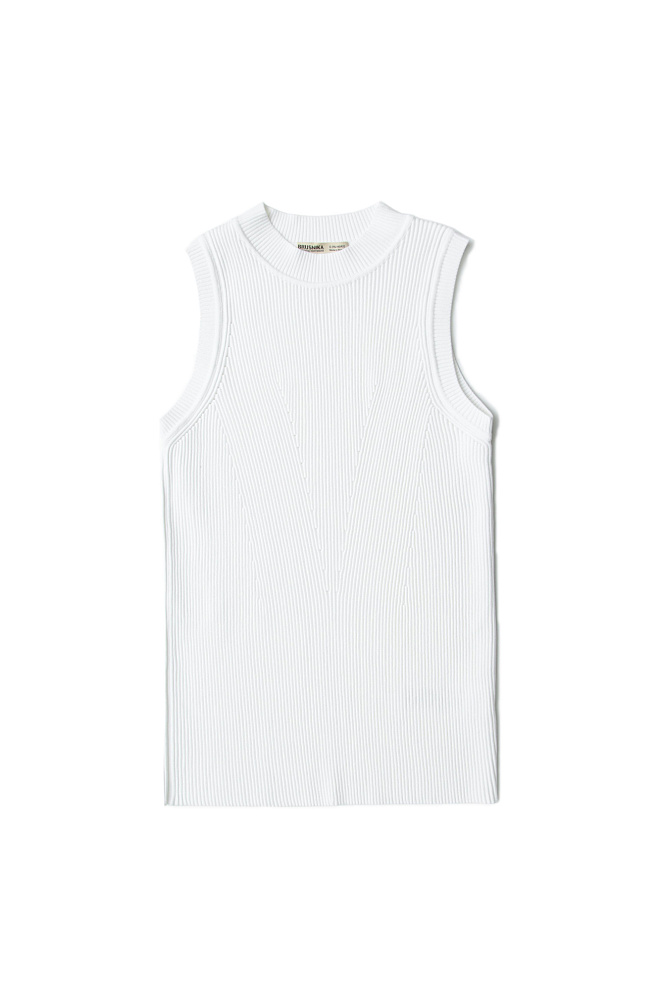 Облегающий топ в мелкий рубчик