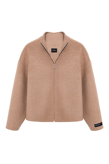 Шерстяная куртка на молнии