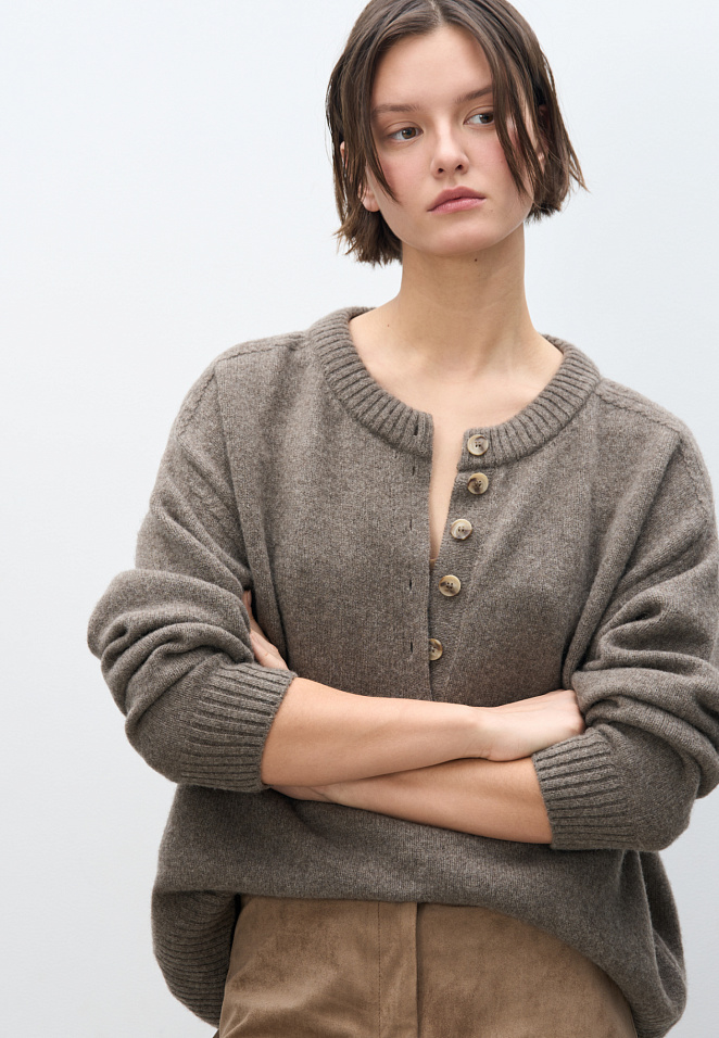 Джемпер из шерсти яка