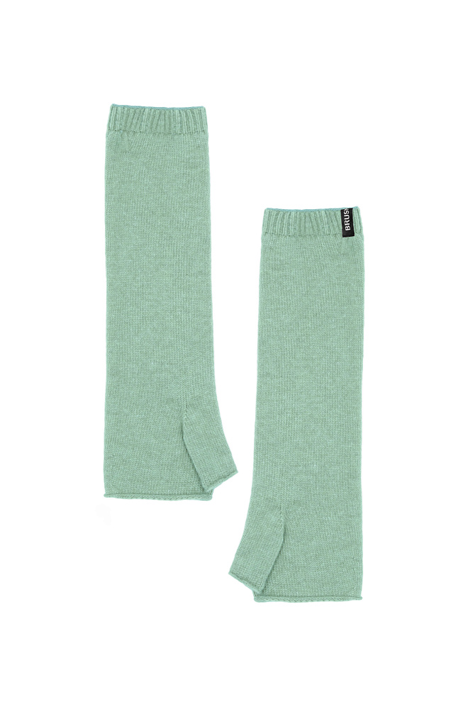 Трикотажные митенки из кашемира и шерсти