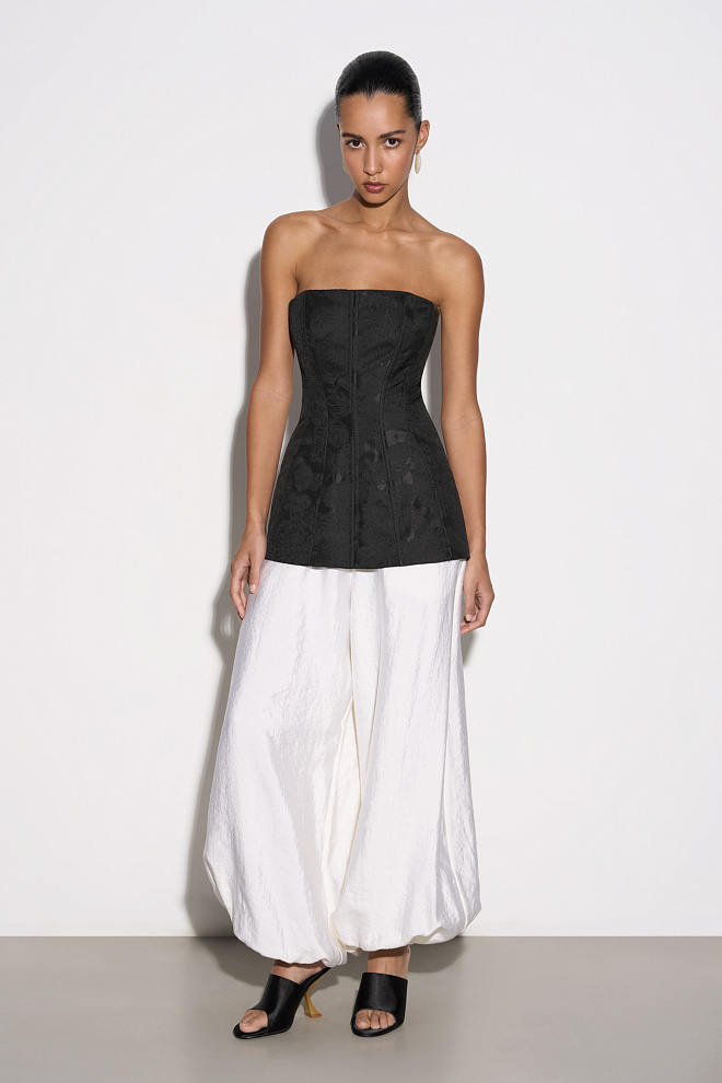 Брюки-аладдины из вискозы