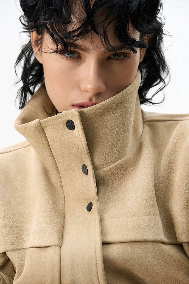 Парка из замши