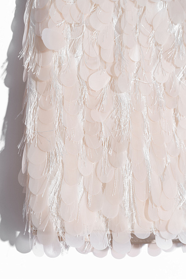 Юбка мини с пайетками