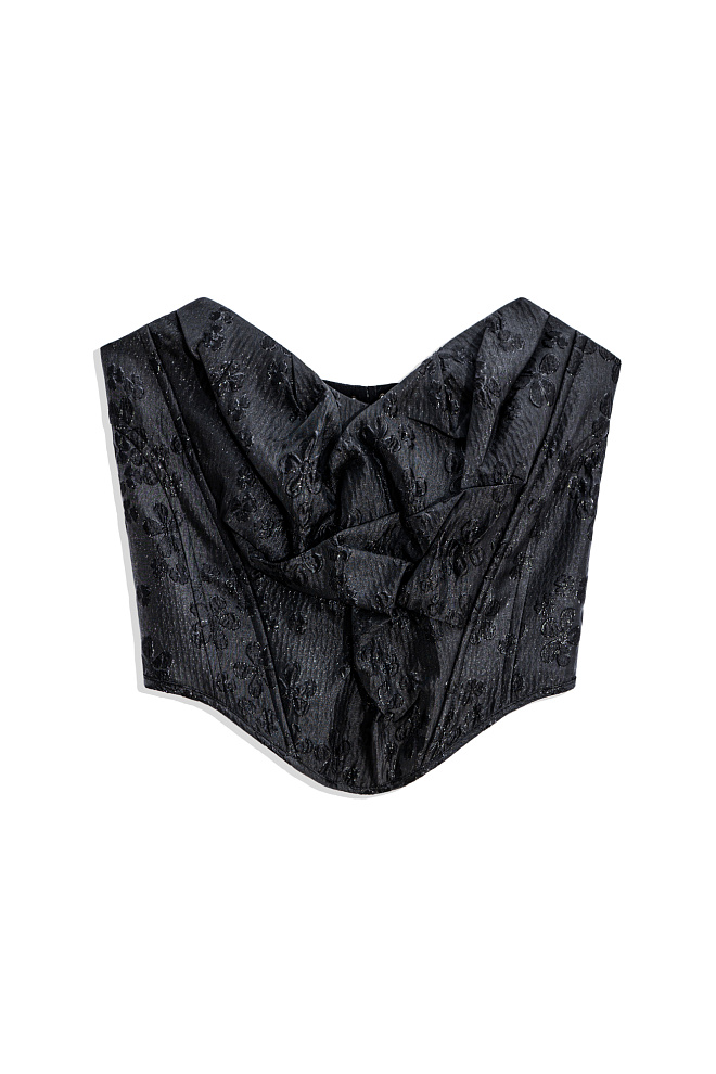 Корсет с объемным декором