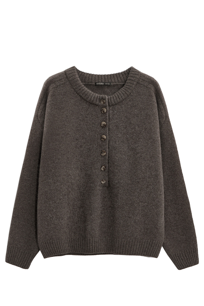 Джемпер из шерсти яка