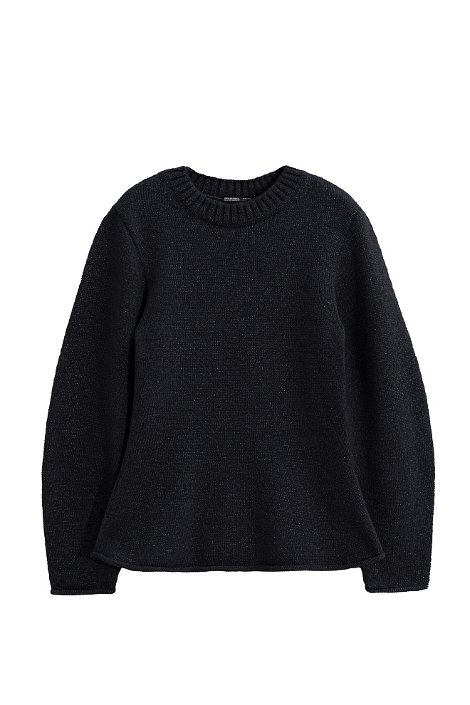 Приталенный джемпер с люрексом