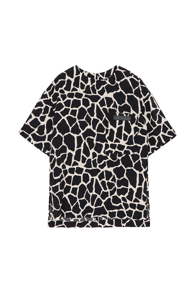 Футболка с анималистичным принтом