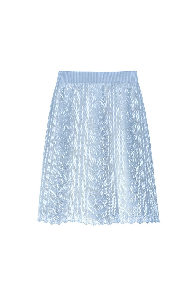 Ажурная юбка мини