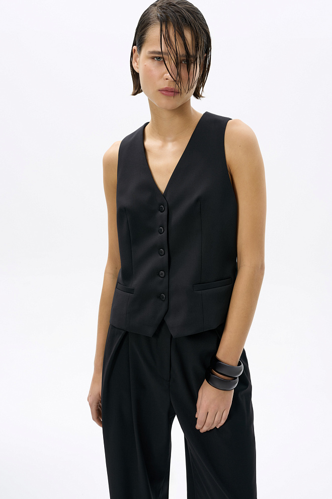 Классический жилет из шерсти