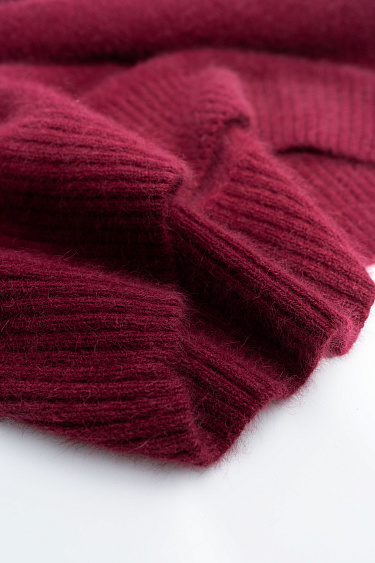 Свободный джемпер из пуха лисы