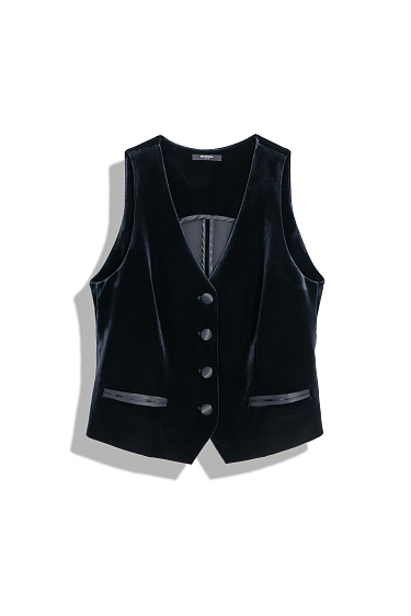 Бархатный жилет