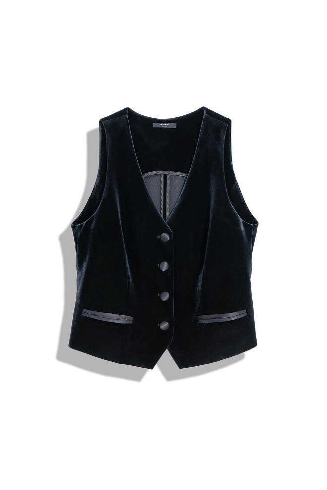 Бархатный жилет