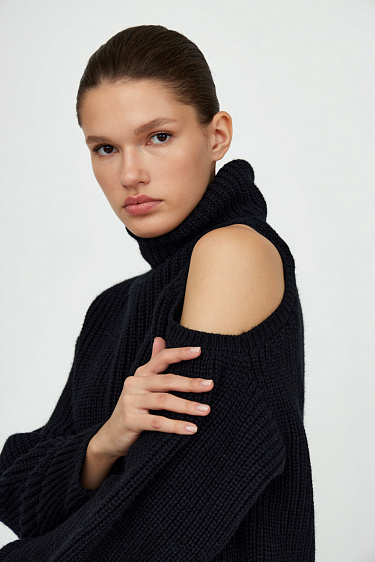 Трикотажный джемпер из смесовой шерсти