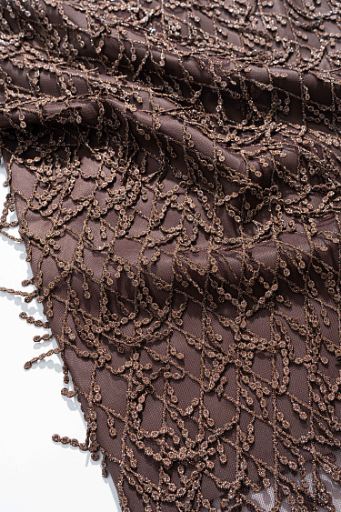 Юбка миди с бахромой