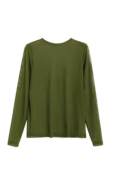 Полупрозрачный лонгслив