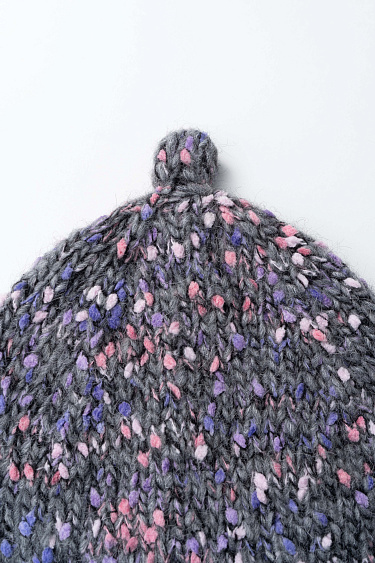 Шапка с шерстью альпака