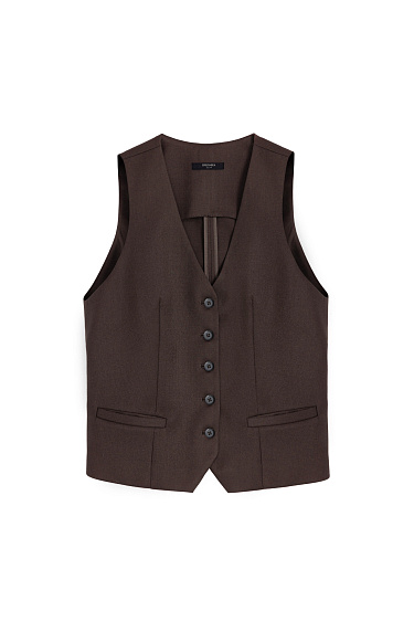Классический жилет из шерсти