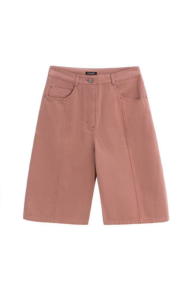 Джинсовые шорты-бермуды