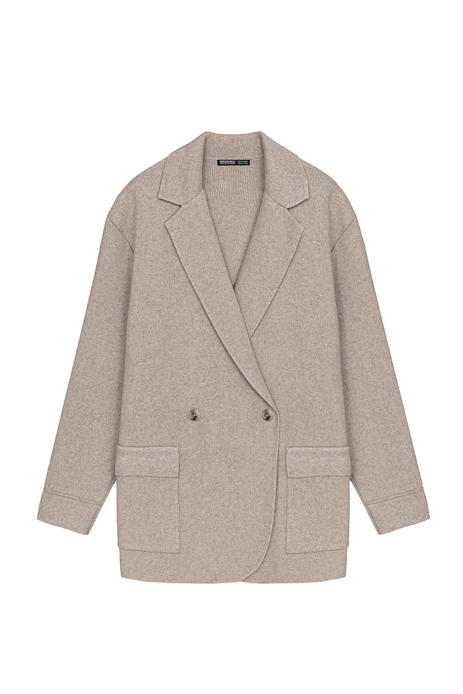 Трикотажный жакет с добавлением кашемира