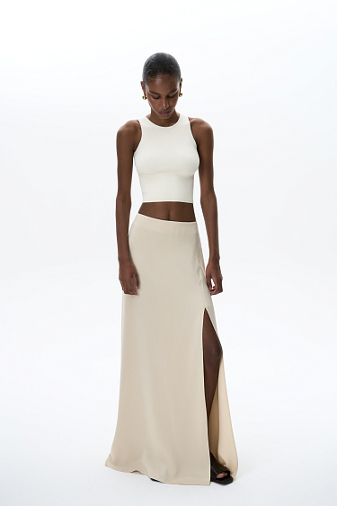 Укороченный топ из вискозы