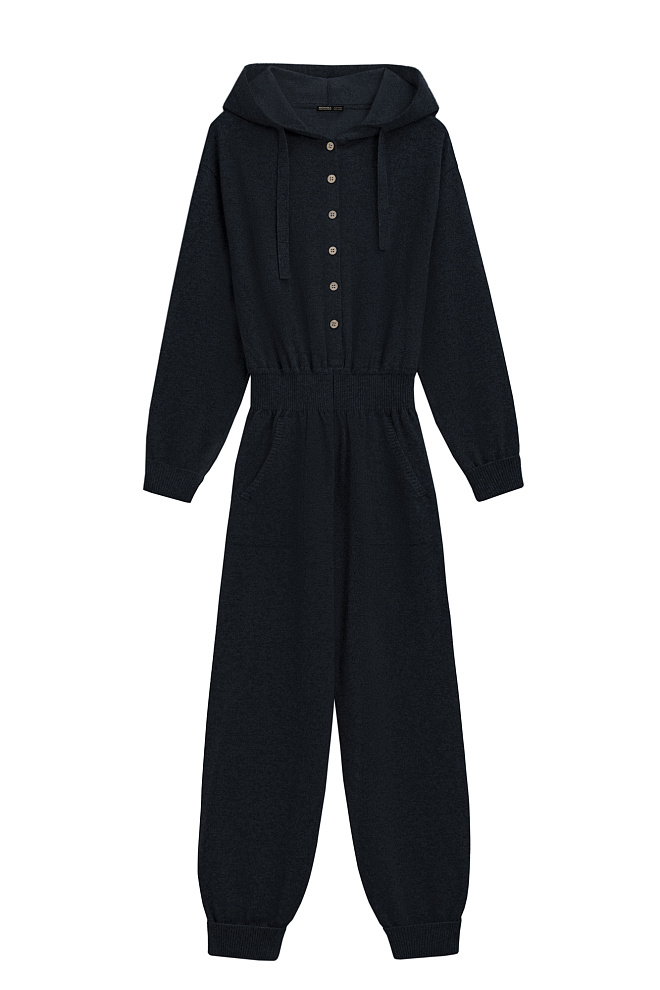 Трикотажный комбинезон из кашемира и шерсти
