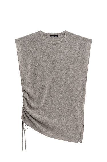 Трикотажный жилет на кулиске