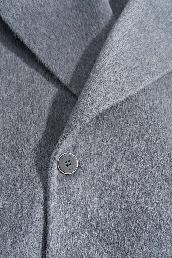 Короткий тренч из шерсти