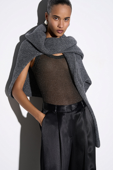 Атласные брюки 