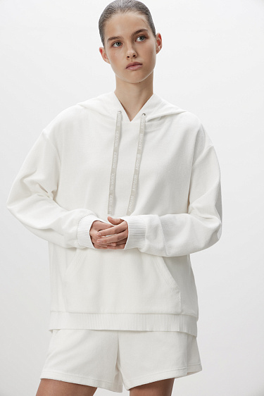 Худи из махрового трикотажа