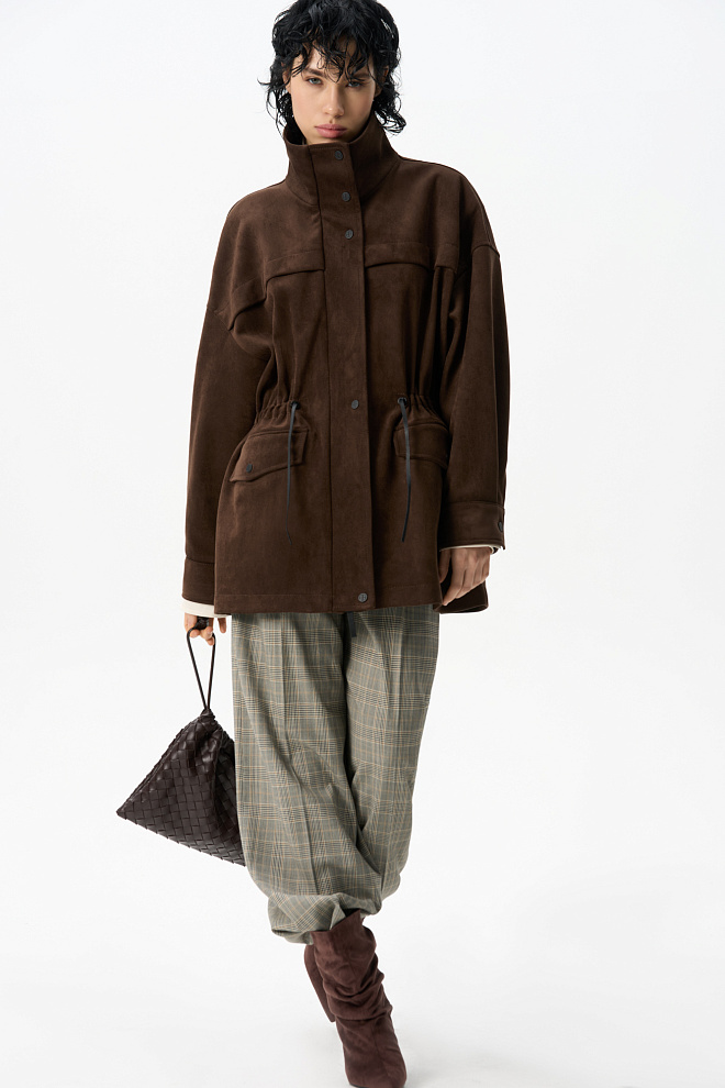 Парка из замши