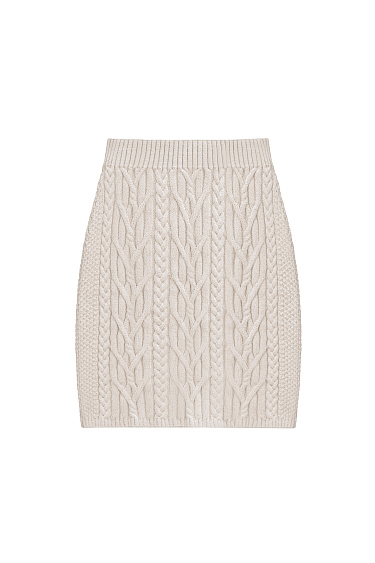 Юбка мини с косами