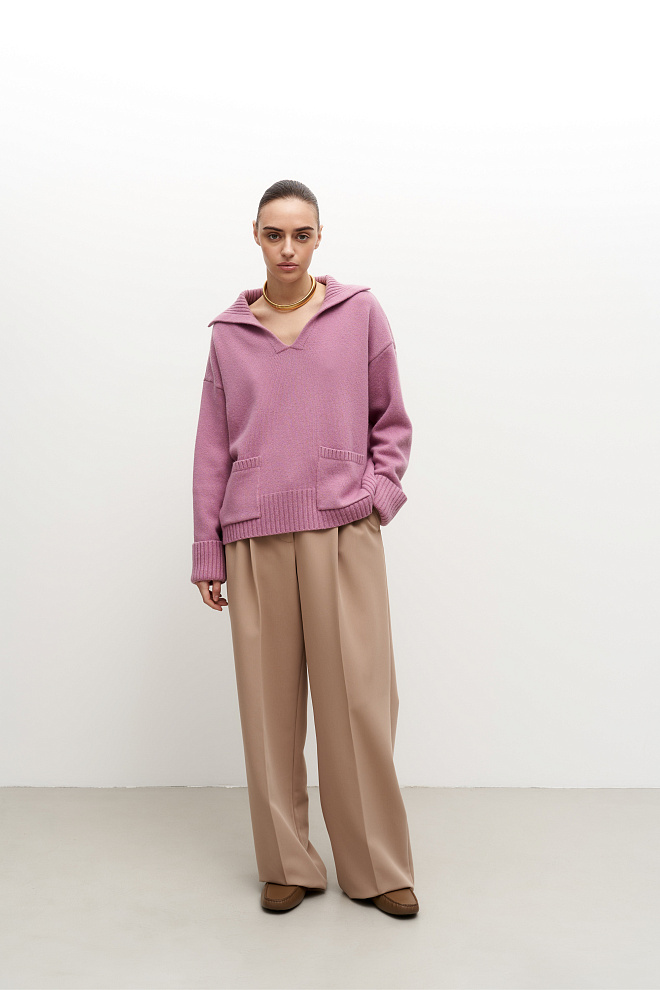 Трикотажный джемпер из шерсти