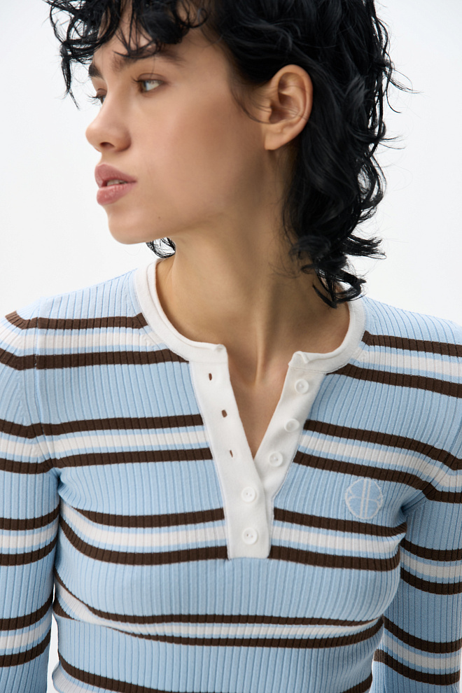 Лонгслив из вискозы