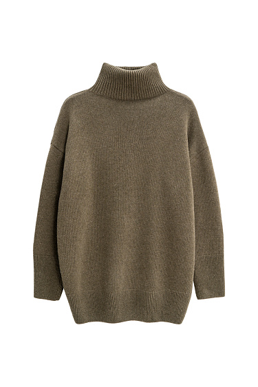 Джемпер с высоким воротом