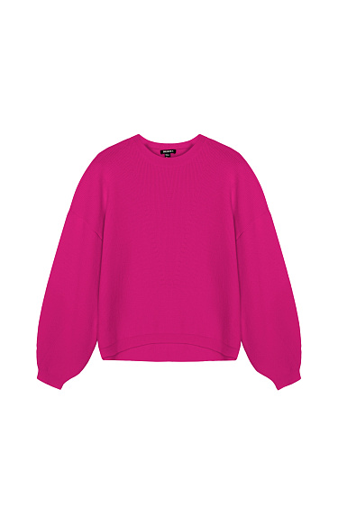 Объемный хлопковый джемпер