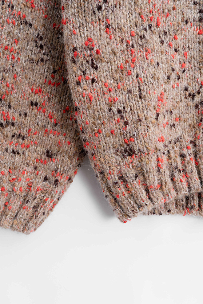 Буклированный джемпер из шерсти альпака